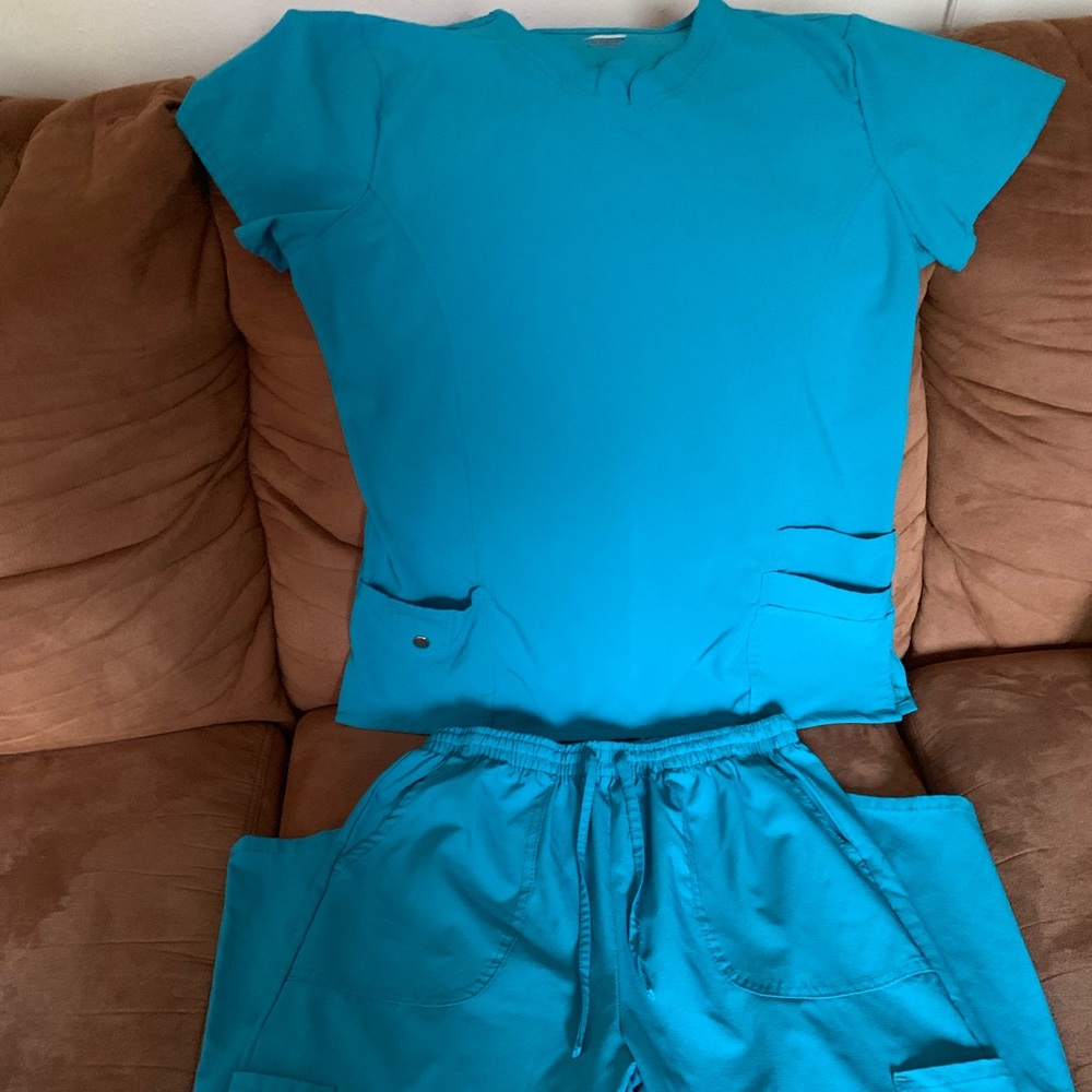 Colorful scrubs for work